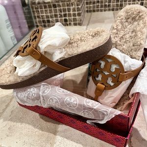 Tory Burch Fleece Lined Millers
